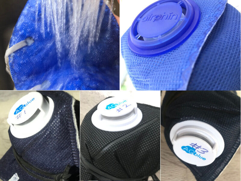 Used masks tested in this study