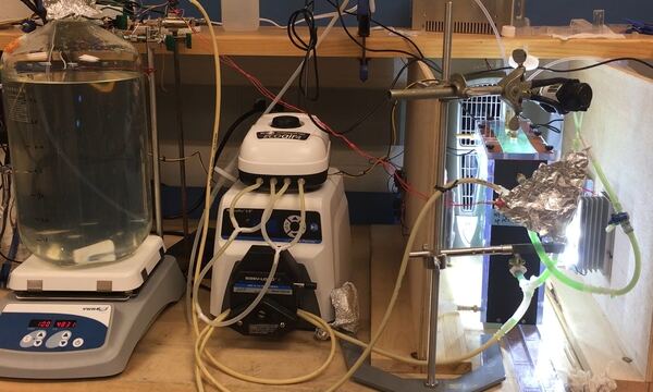 Full photobioreactor setup