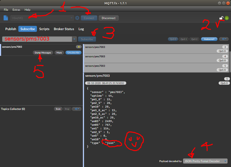 MQTT listener setup 2