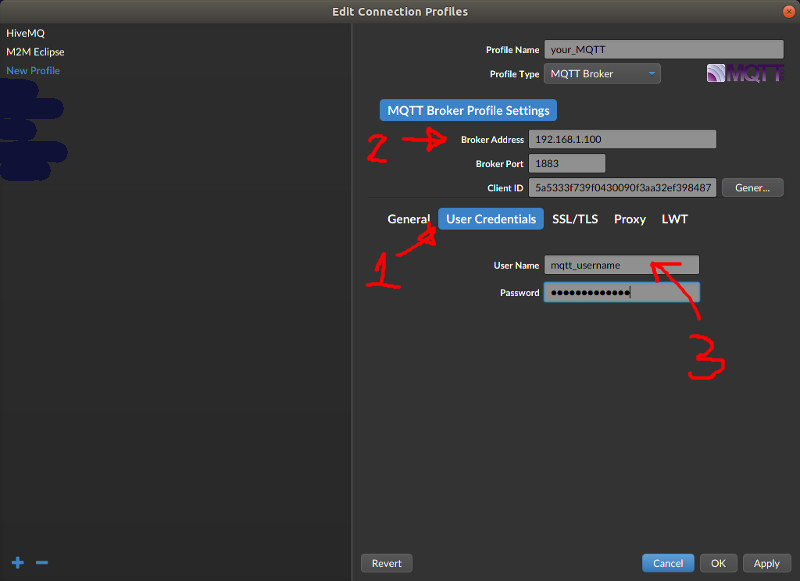 Authenticated MQTT setup