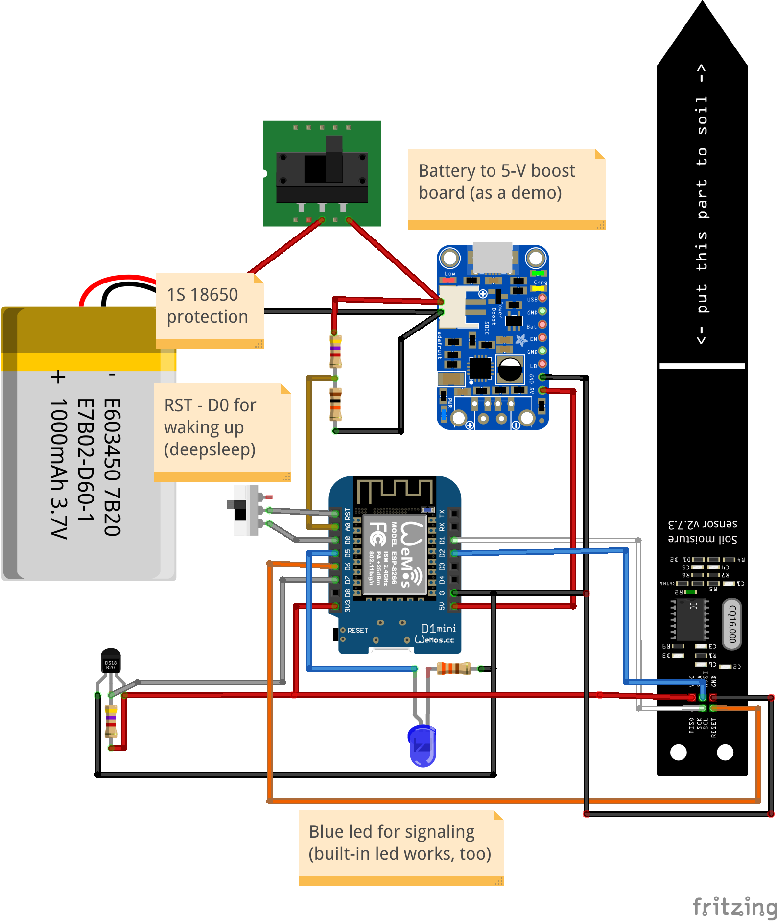 Watering monitor wiring diagram