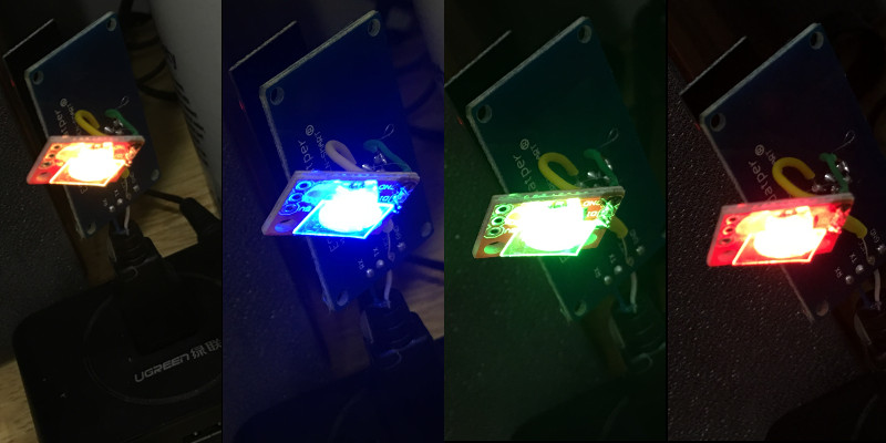 LED indicator build