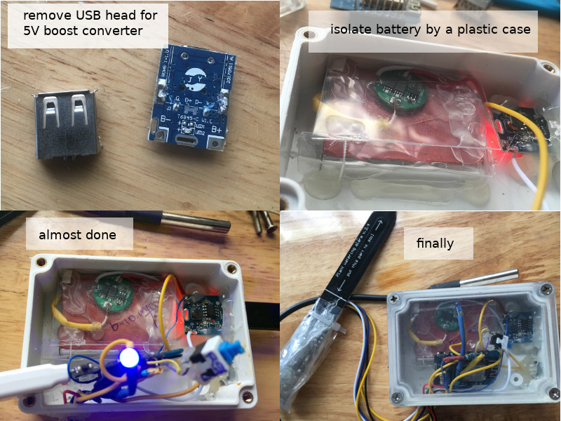 Watering build steps